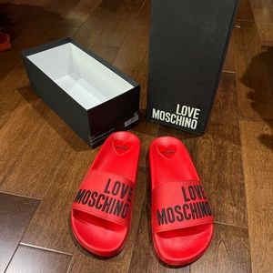 Love Moschino slide sandals